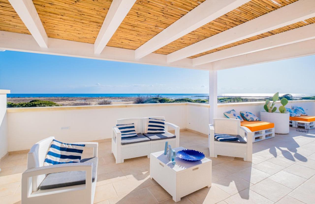 Villette Lux Fronte Spiaggia - Torre Pali Εξωτερικό φωτογραφία