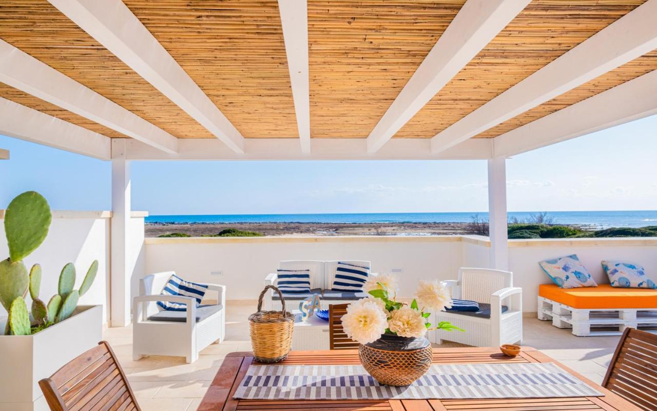 Villette Lux Fronte Spiaggia - Torre Pali Εξωτερικό φωτογραφία