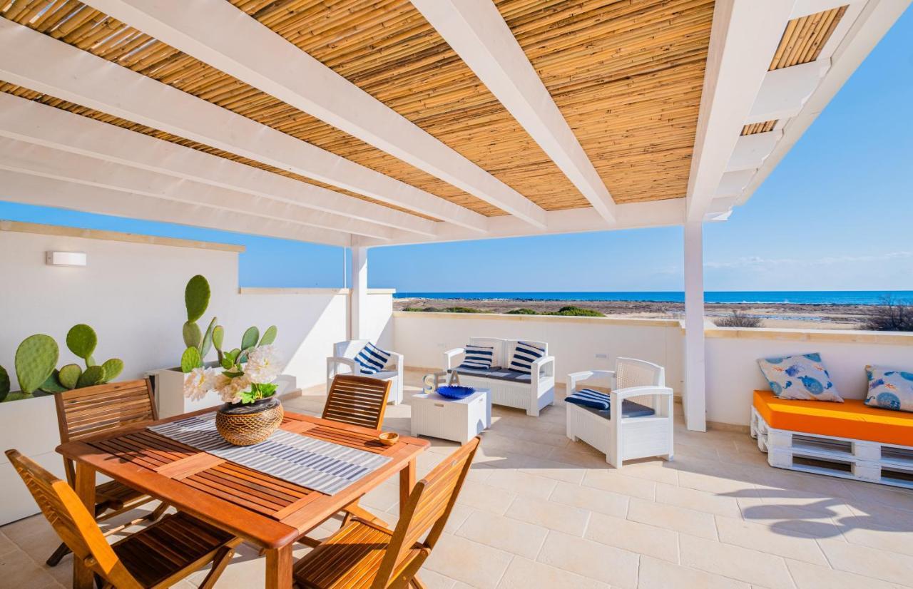 Villette Lux Fronte Spiaggia - Torre Pali Εξωτερικό φωτογραφία