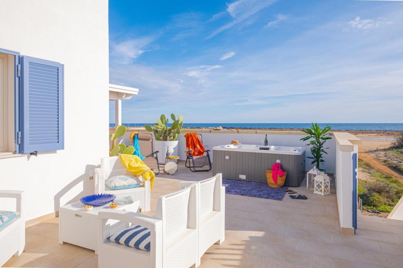 Villette Lux Fronte Spiaggia - Torre Pali Εξωτερικό φωτογραφία