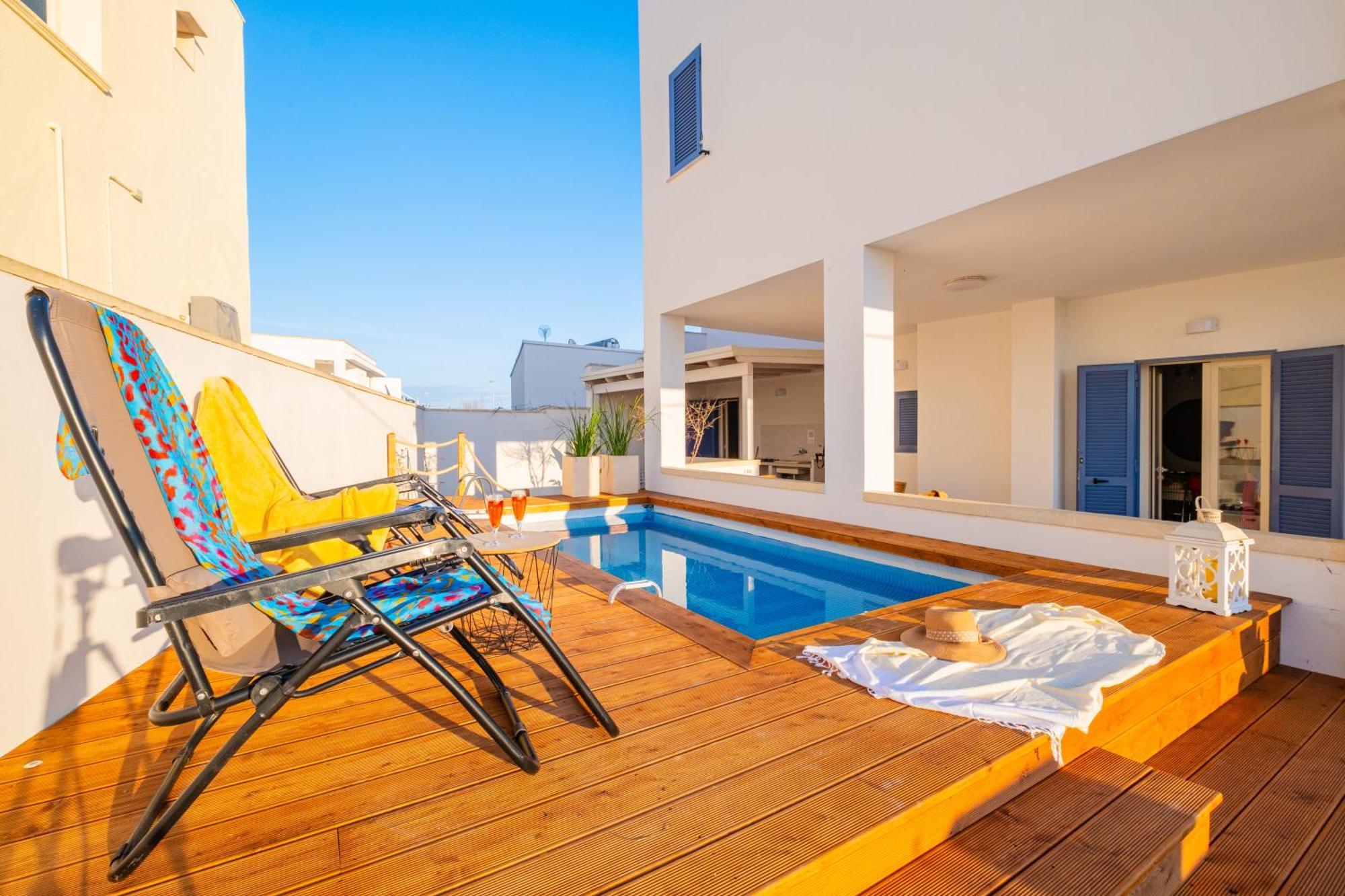 Villette Lux Fronte Spiaggia - Torre Pali Εξωτερικό φωτογραφία